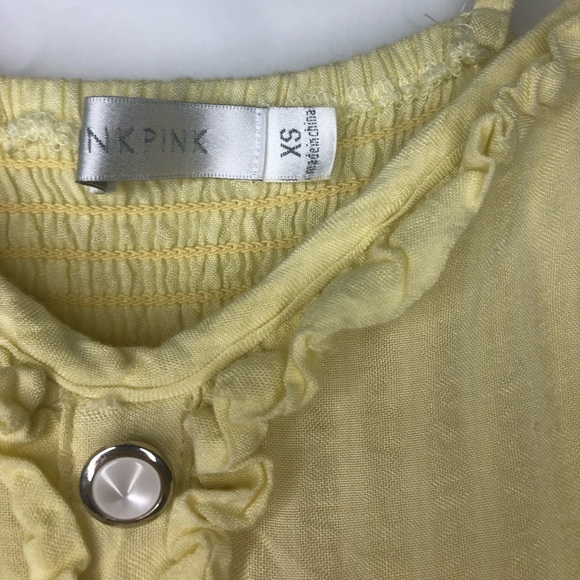 Minkpink Yellow Sun Dress XS - Picture 8 of 9